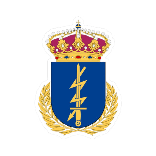 Totalförsvarets signalskyddsskola vapen (Sweden) (Coat of Arms) STICKER Vinyl Kiss-Cut Decal 2 Inch White - The Sticker Space