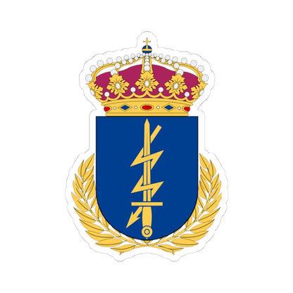 Totalförsvarets signalskyddsskola vapen (Sweden) (Coat of Arms) STICKER Vinyl Kiss-Cut Decal 4 Inch White - The Sticker Space