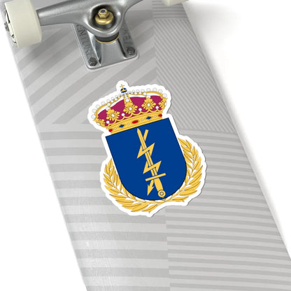 Totalförsvarets signalskyddsskola vapen (Sweden) (Coat of Arms) STICKER Vinyl Kiss-Cut Decal - The Sticker Space