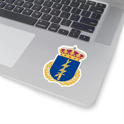 Totalförsvarets signalskyddsskola vapen (Sweden) (Coat of Arms) STICKER Vinyl Kiss-Cut Decal - The Sticker Space