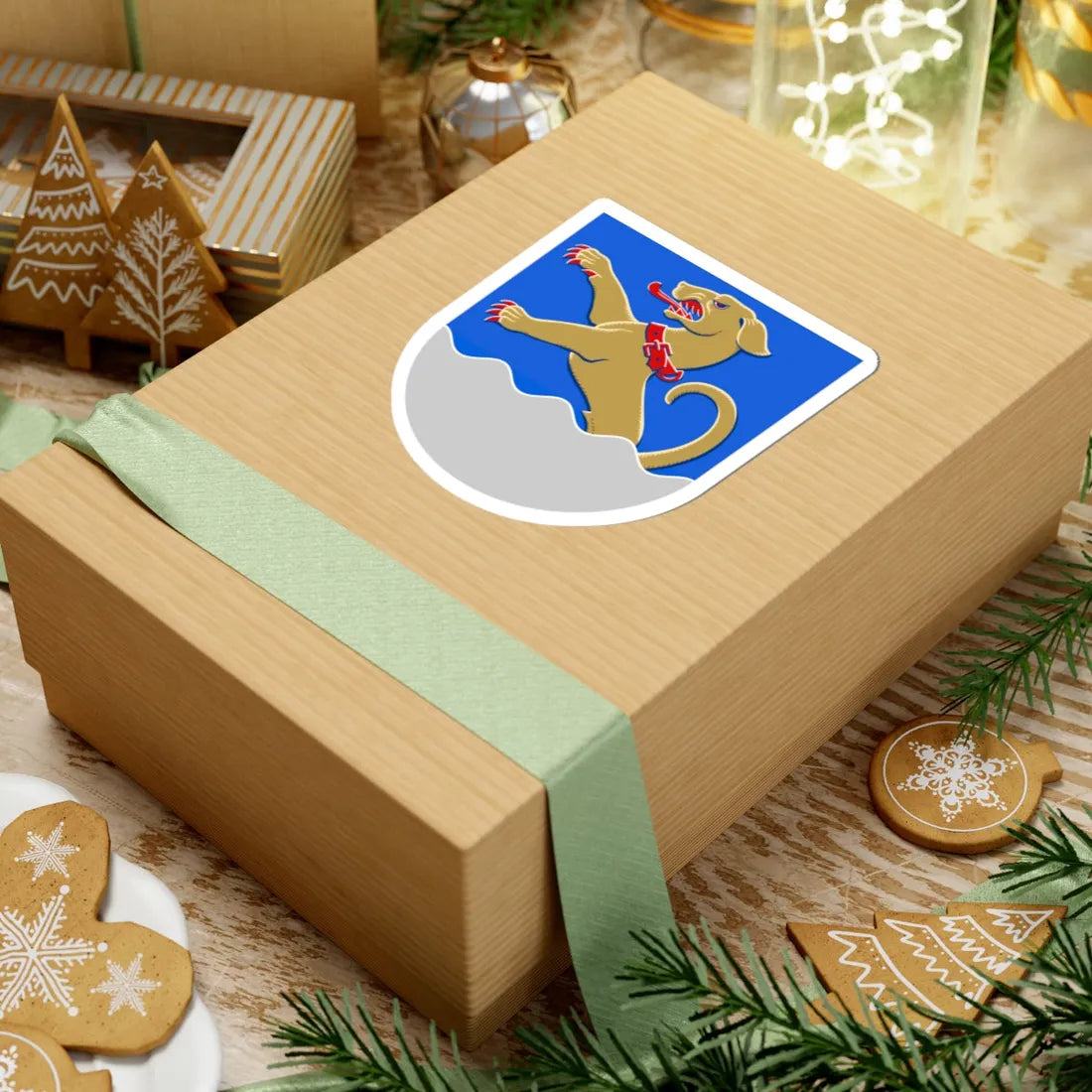 Tottijärvi.vaakuna (Finland) (Coat of Arms) STICKER Vinyl Kiss-Cut Decal - The Sticker Space