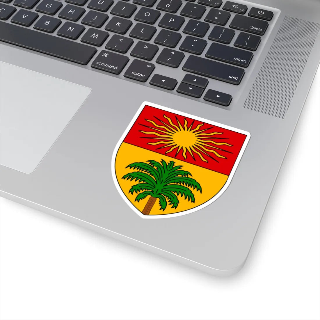 Touggourt Coat of Arms French Algeria (Algeria) (Coat of Arms) STICKER Vinyl Kiss-Cut Decal - The Sticker Space