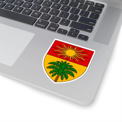 Touggourt Coat of Arms French Algeria (Algeria) (Coat of Arms) STICKER Vinyl Kiss-Cut Decal - The Sticker Space