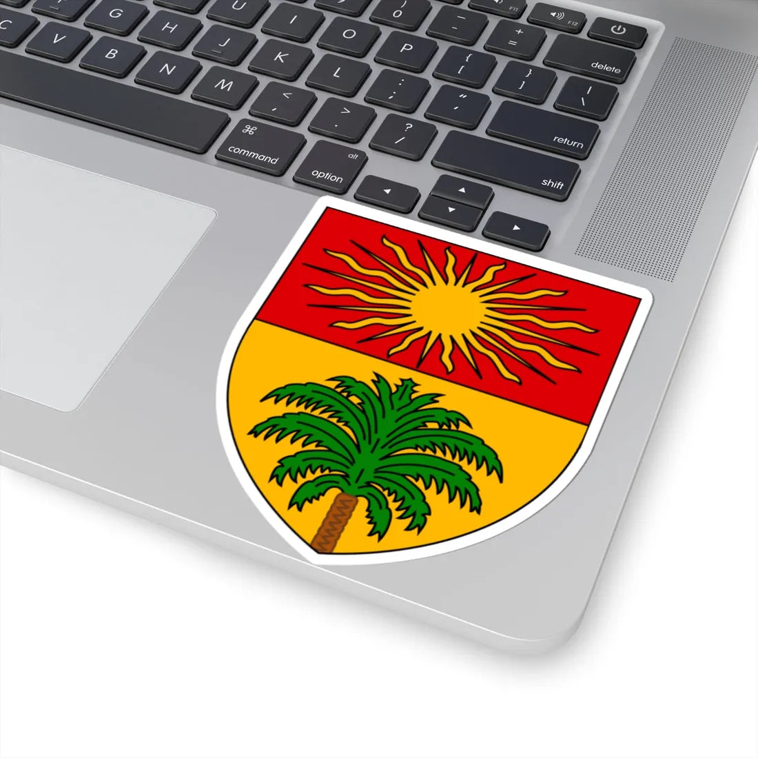 Touggourt Coat of Arms French Algeria (Algeria) (Coat of Arms) STICKER Vinyl Kiss-Cut Decal - The Sticker Space