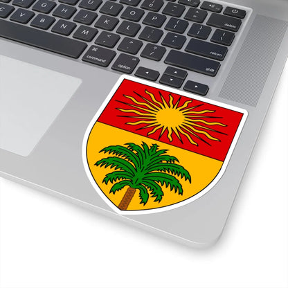 Touggourt Coat of Arms French Algeria (Algeria) (Coat of Arms) STICKER Vinyl Kiss-Cut Decal - The Sticker Space