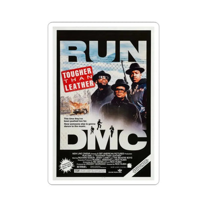 Tougher Than Leather 1988 Movie Poster STICKER Vinyl Die-Cut Decal 2 Inch - The Sticker Space