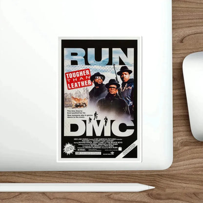 Tougher Than Leather 1988 Movie Poster STICKER Vinyl Die-Cut Decal - The Sticker Space