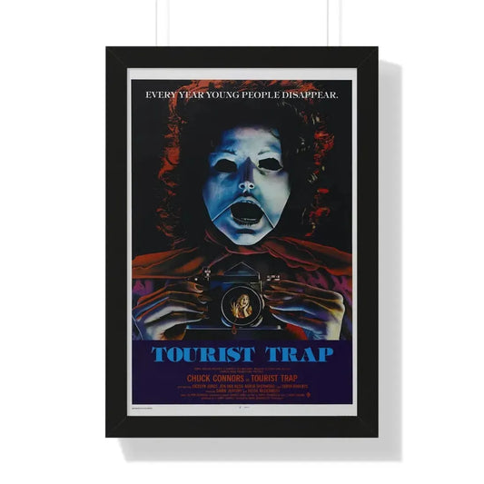TOURIST TRAP 1979 - Framed Movie Poster 16″ x 24″ Black - The Sticker Space