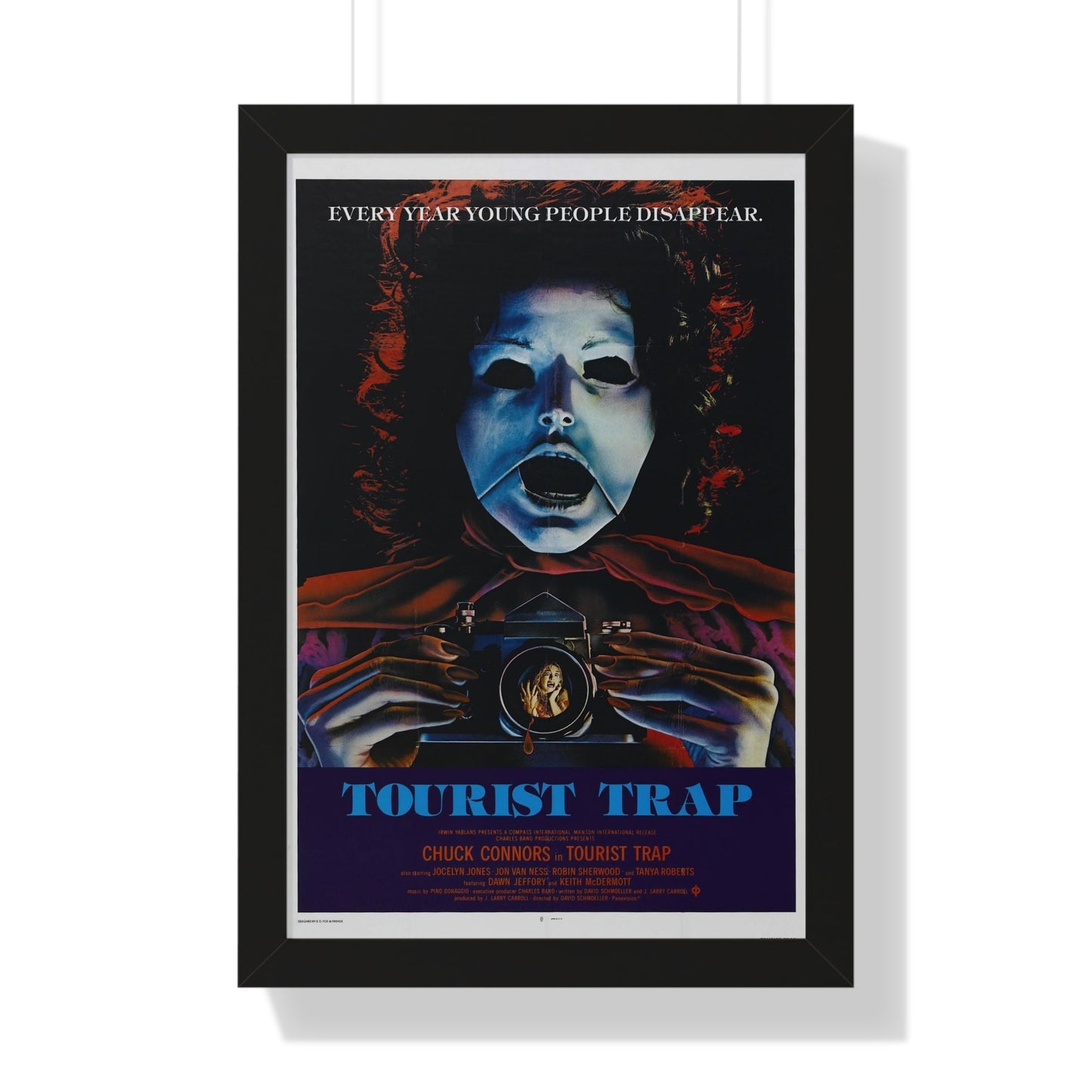 TOURIST TRAP 1979 - Framed Movie Poster-16″ x 24″-The Sticker Space