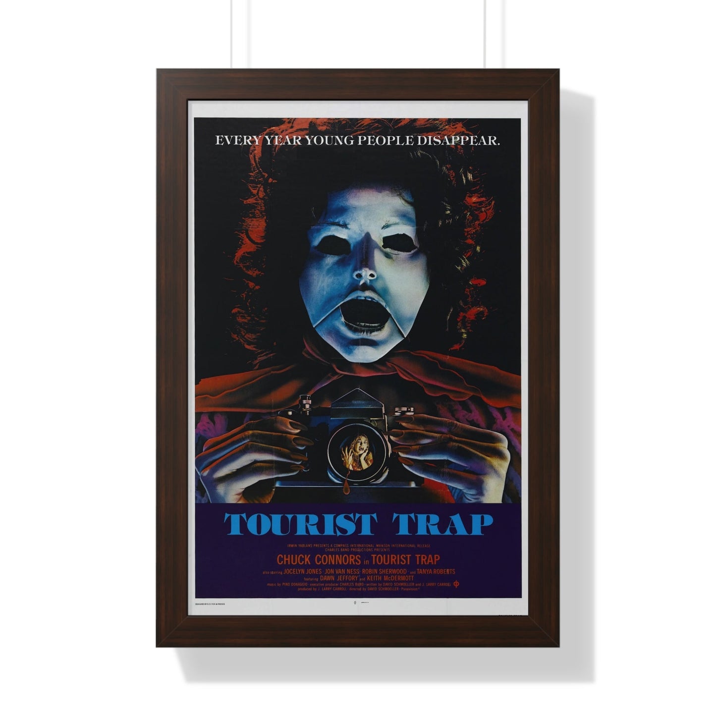 TOURIST TRAP 1979 - Framed Movie Poster-16″ x 24″-The Sticker Space