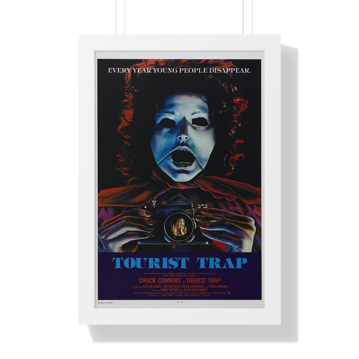 TOURIST TRAP 1979 - Framed Movie Poster-16″ x 24″-The Sticker Space