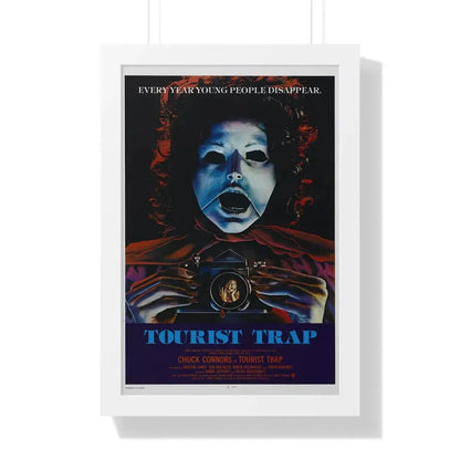 TOURIST TRAP 1979 - Framed Movie Poster 16″ x 24″ White - The Sticker Space