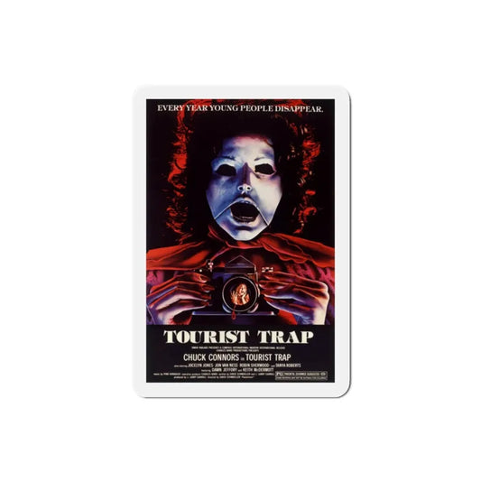 Tourist Trap 1979 Movie Poster Refrigerator Magnet 2 Inch - The Sticker Space