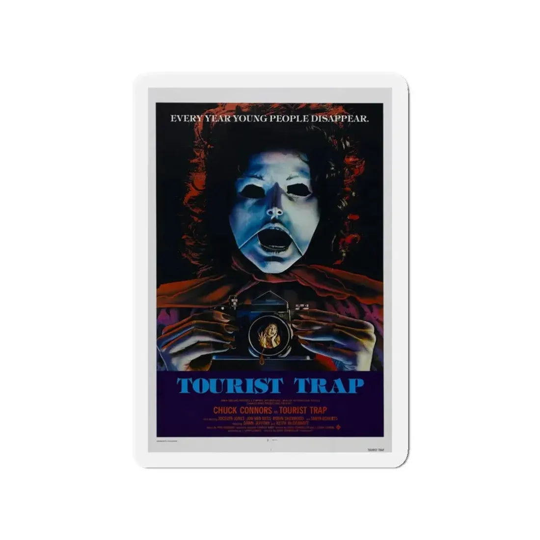 TOURIST TRAP 1979 Movie Poster - Refrigerator Magnet 3 Inch - The Sticker Space