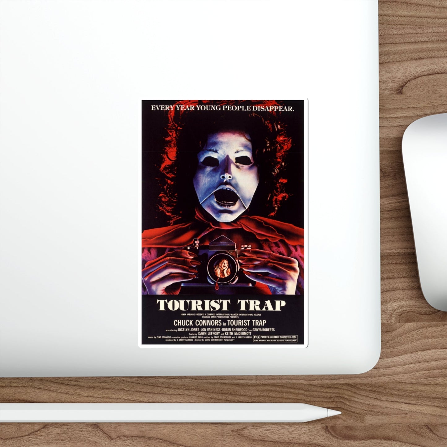 Tourist Trap 1979 Movie Poster STICKER Vinyl Die-Cut Decal-The Sticker Space