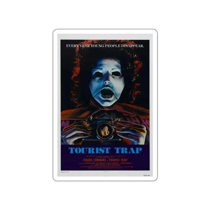 TOURIST TRAP 1979 Movie Poster STICKER Vinyl Die-Cut Decal 2 Inch - The Sticker Space
