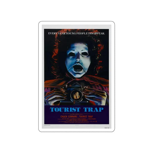 TOURIST TRAP 1979 Movie Poster STICKER Vinyl Die-Cut Decal 2 Inch - The Sticker Space