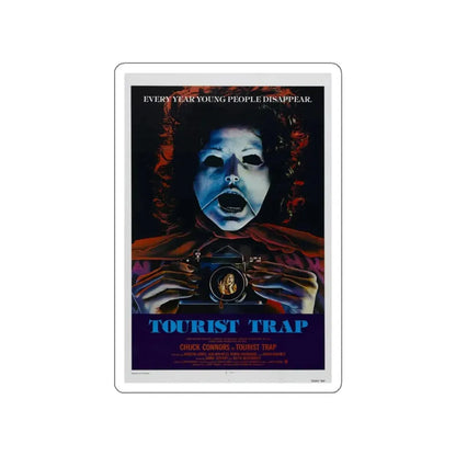 TOURIST TRAP 1979 Movie Poster STICKER Vinyl Die-Cut Decal 6 Inch - The Sticker Space