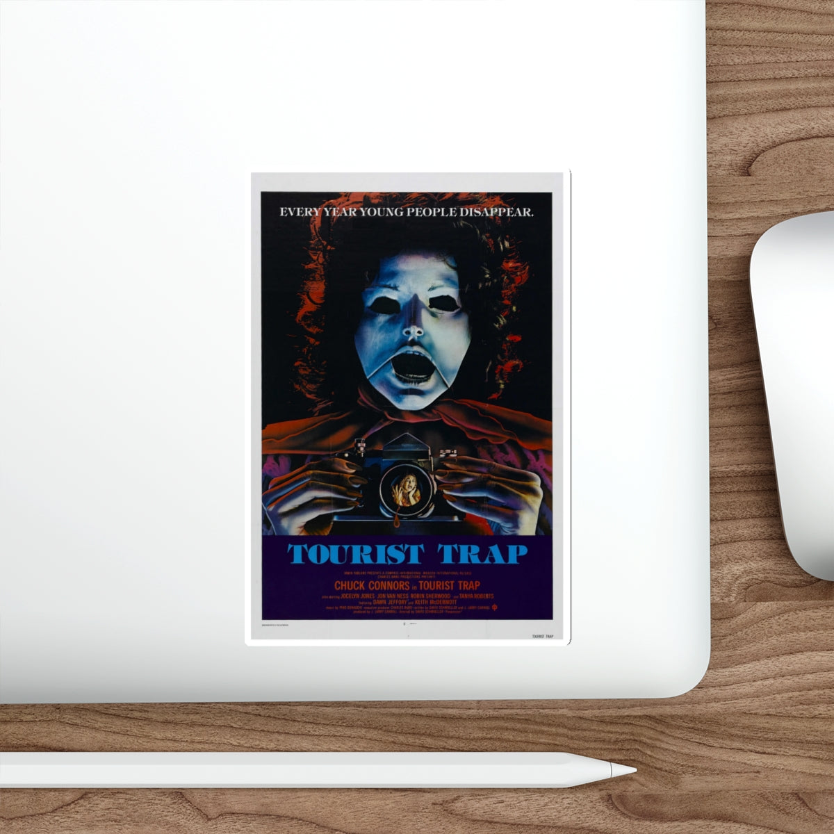 TOURIST TRAP 1979 Movie Poster STICKER Vinyl Die-Cut Decal-The Sticker Space