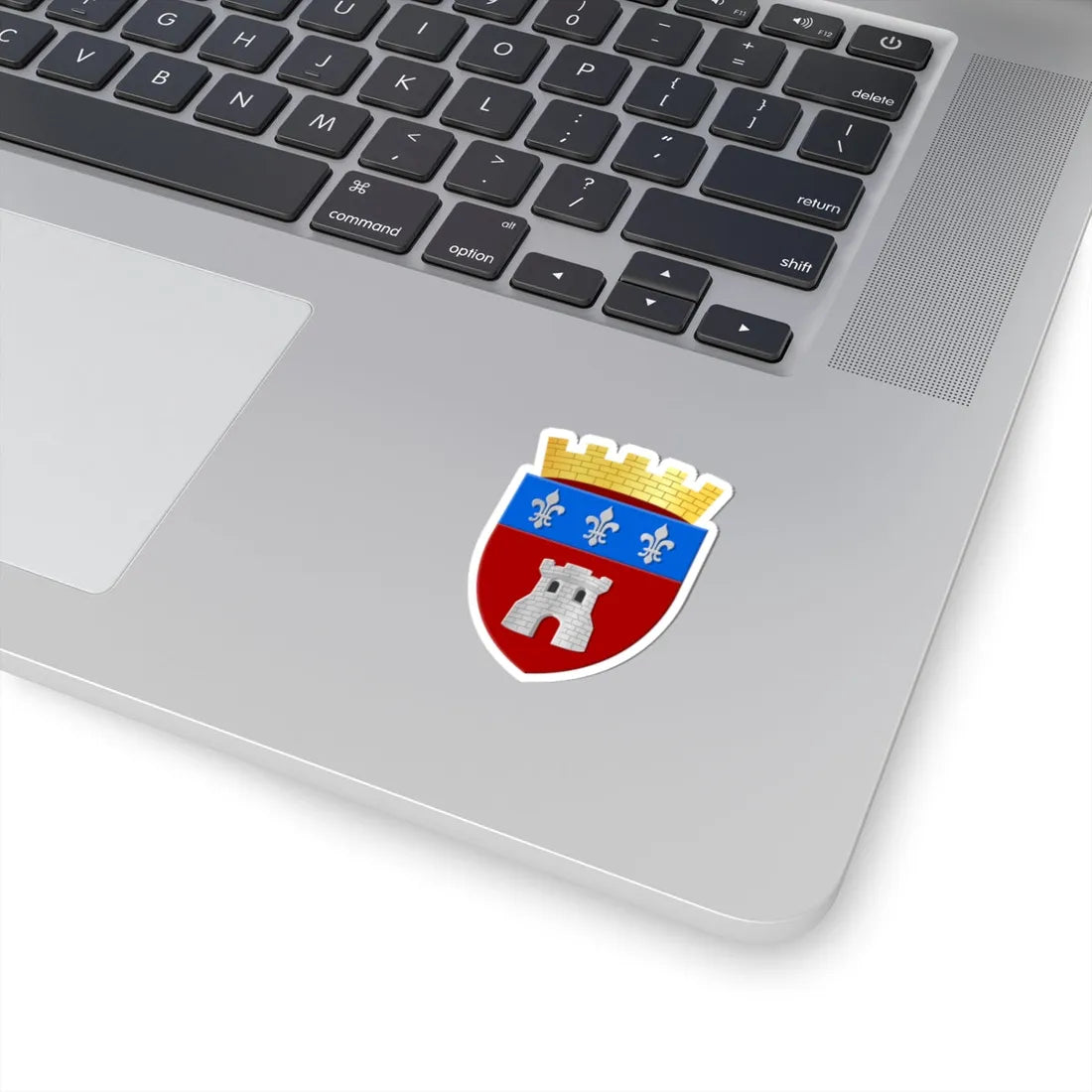 Tournai wapen (Belgium) (Coat of Arms) STICKER Vinyl Kiss-Cut Decal - The Sticker Space