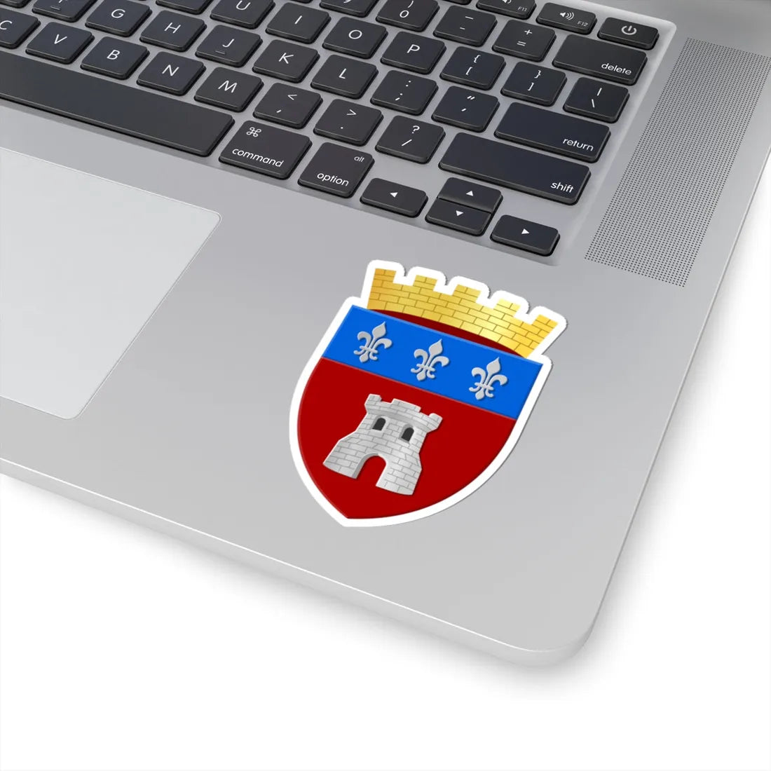 Tournai wapen (Belgium) (Coat of Arms) STICKER Vinyl Kiss-Cut Decal - The Sticker Space