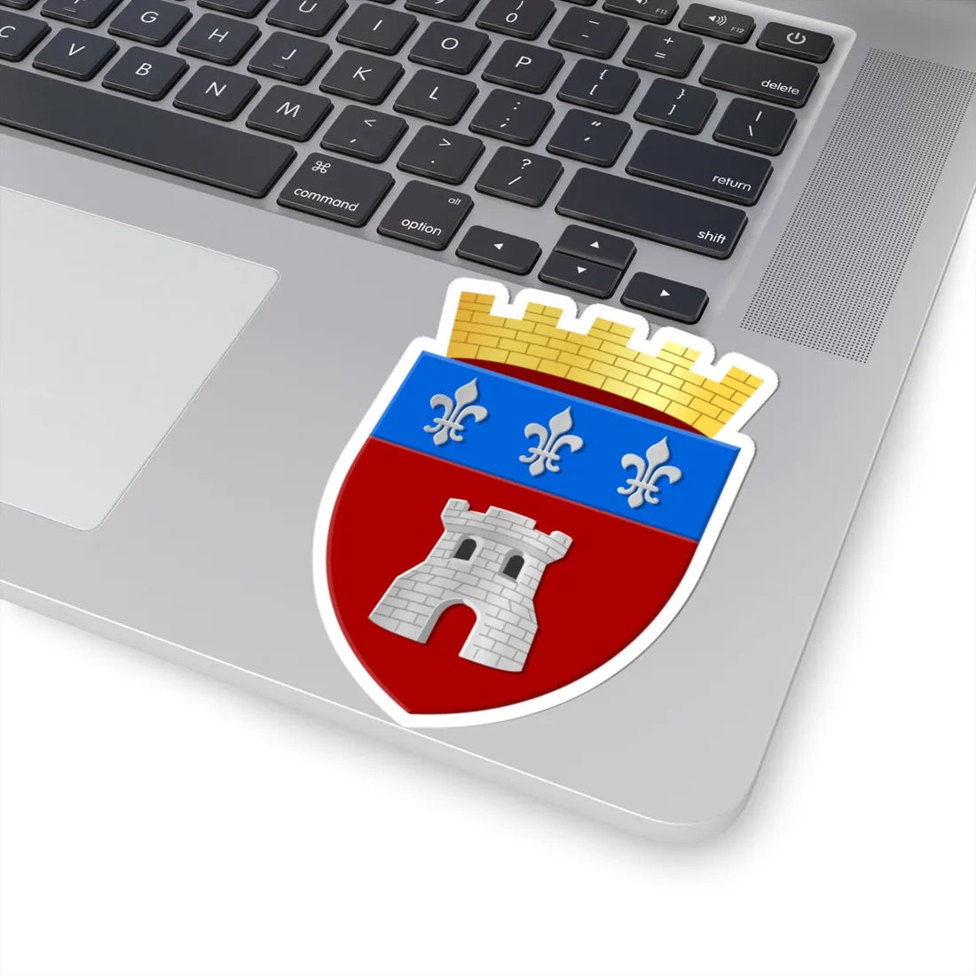 Tournai wapen (Belgium) (Coat of Arms) STICKER Vinyl Kiss-Cut Decal - The Sticker Space