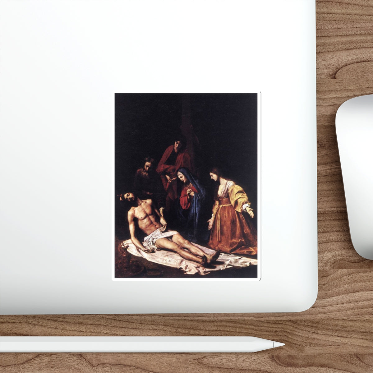 TOURNIER, Nicolas - Entombment (Artwork) STICKER Vinyl Die-Cut Decal-The Sticker Space