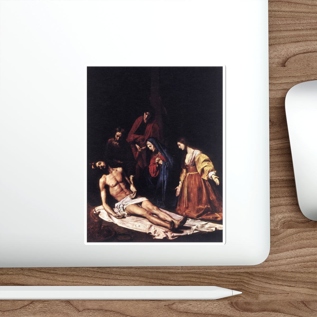 TOURNIER, Nicolas - Entombment (Artwork) STICKER Vinyl Die-Cut Decal-The Sticker Space