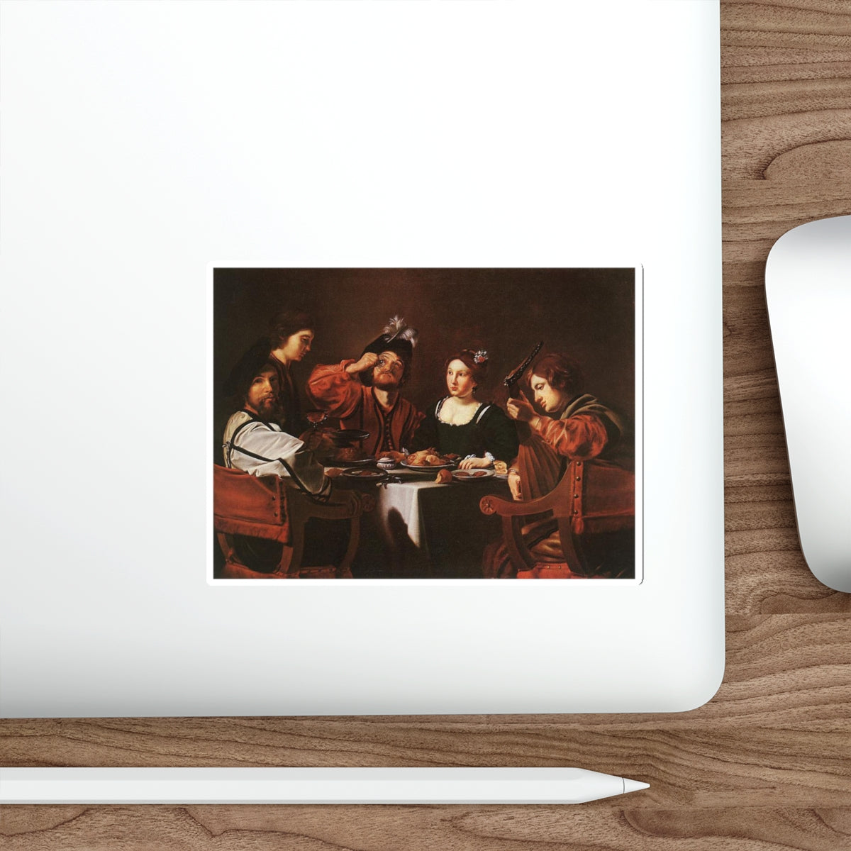 TOURNIER, Nicolas - Merry Company (Artwork) STICKER Vinyl Die-Cut Decal-The Sticker Space