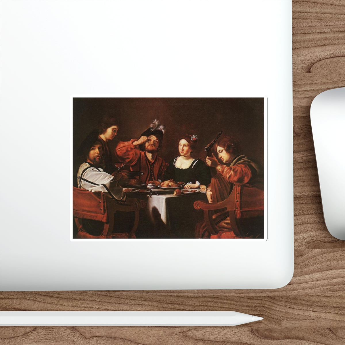 TOURNIER, Nicolas - Merry Company (Artwork) STICKER Vinyl Die-Cut Decal-The Sticker Space