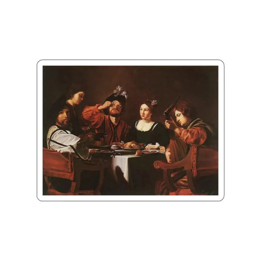 TOURNIER, Nicolas - Merry Company (Artwork) STICKER Vinyl Die-Cut Decal White Die-Cut 2 Inch - The Sticker Space