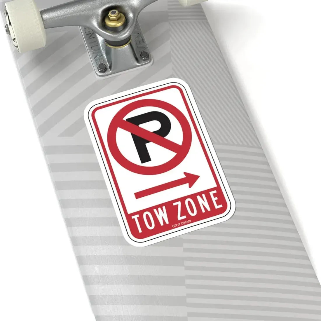TOW ZONE CDOT R7-1AT (Illinois) (Road Sign) STICKER Vinyl Kiss-Cut Decal - The Sticker Space