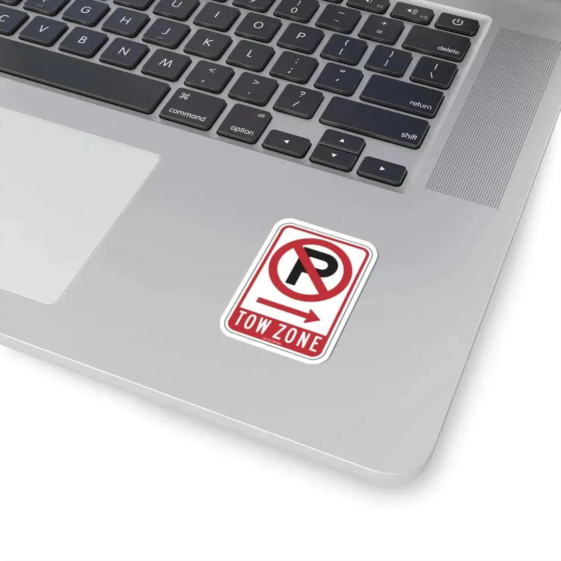 TOW ZONE CDOT R7-1AT (Illinois) (Road Sign) STICKER Vinyl Kiss-Cut Decal - The Sticker Space