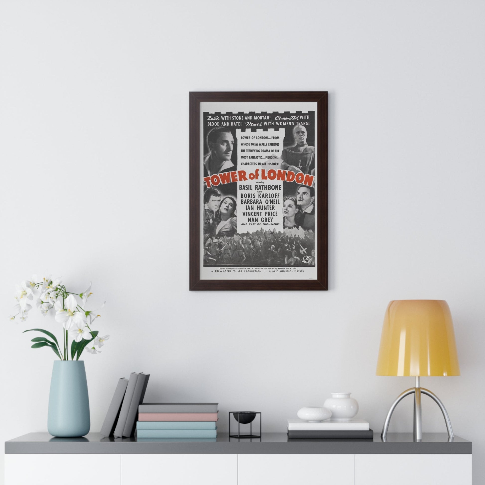 TOWER OF LONDON 1939 - Framed Movie Poster-The Sticker Space