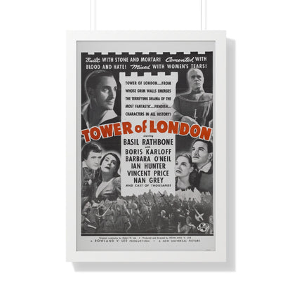 TOWER OF LONDON 1939 - Framed Movie Poster-20" x 30"-The Sticker Space