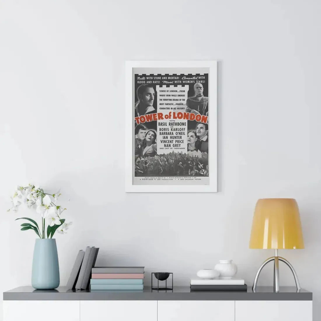 TOWER OF LONDON 1939 - Framed Movie Poster - The Sticker Space