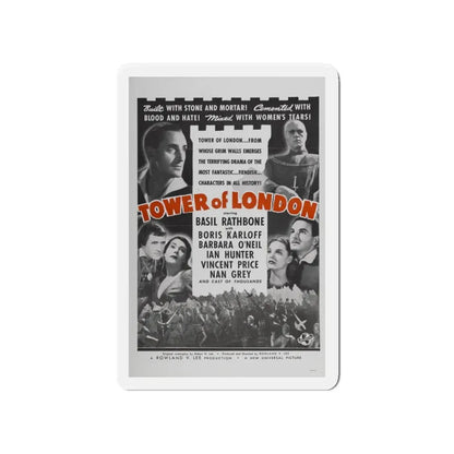 TOWER OF LONDON 1939 Movie Poster - Refrigerator Magnet 4 Inch - The Sticker Space