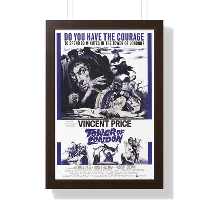 TOWER OF LONDON 1962 - Framed Movie Poster-16″ x 24″-The Sticker Space