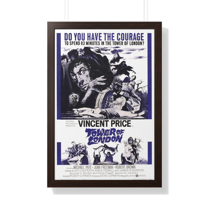 TOWER OF LONDON 1962 - Framed Movie Poster-20" x 30"-The Sticker Space