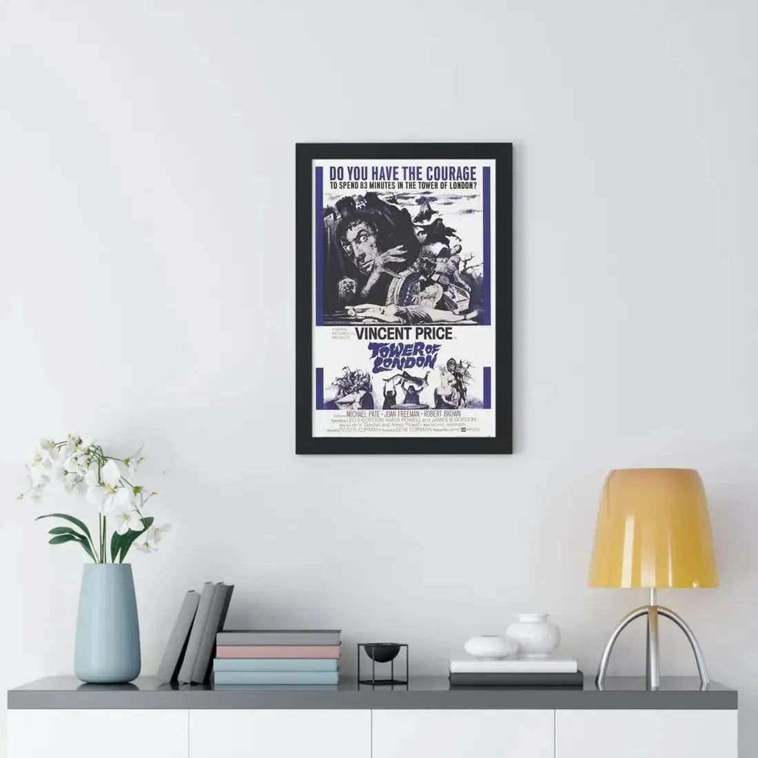 TOWER OF LONDON 1962 - Framed Movie Poster - The Sticker Space