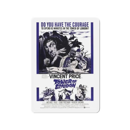 TOWER OF LONDON 1962 Movie Poster - Refrigerator Magnet 2 Inch - The Sticker Space