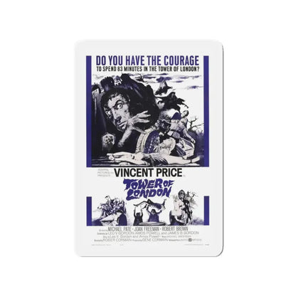 TOWER OF LONDON 1962 Movie Poster - Refrigerator Magnet 3 Inch - The Sticker Space