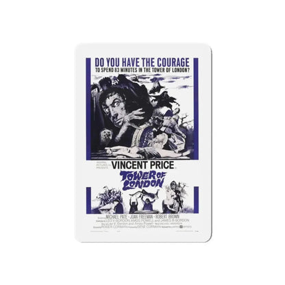 TOWER OF LONDON 1962 Movie Poster - Refrigerator Magnet 6 Inch - The Sticker Space