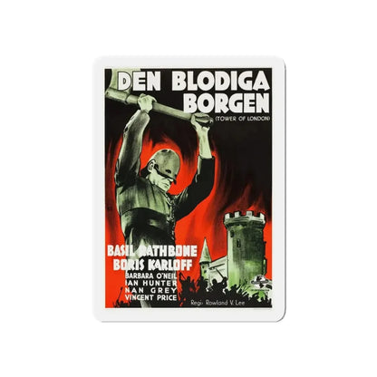 TOWER OF LONDON (SWEDISH) 1939 Movie Poster - Refrigerator Magnet 5 Inch - The Sticker Space