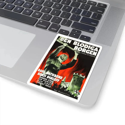 TOWER OF LONDON (SWEDISH) 1939 Movie Poster - STICKER Vinyl Kiss-Cut Decal - The Sticker Space