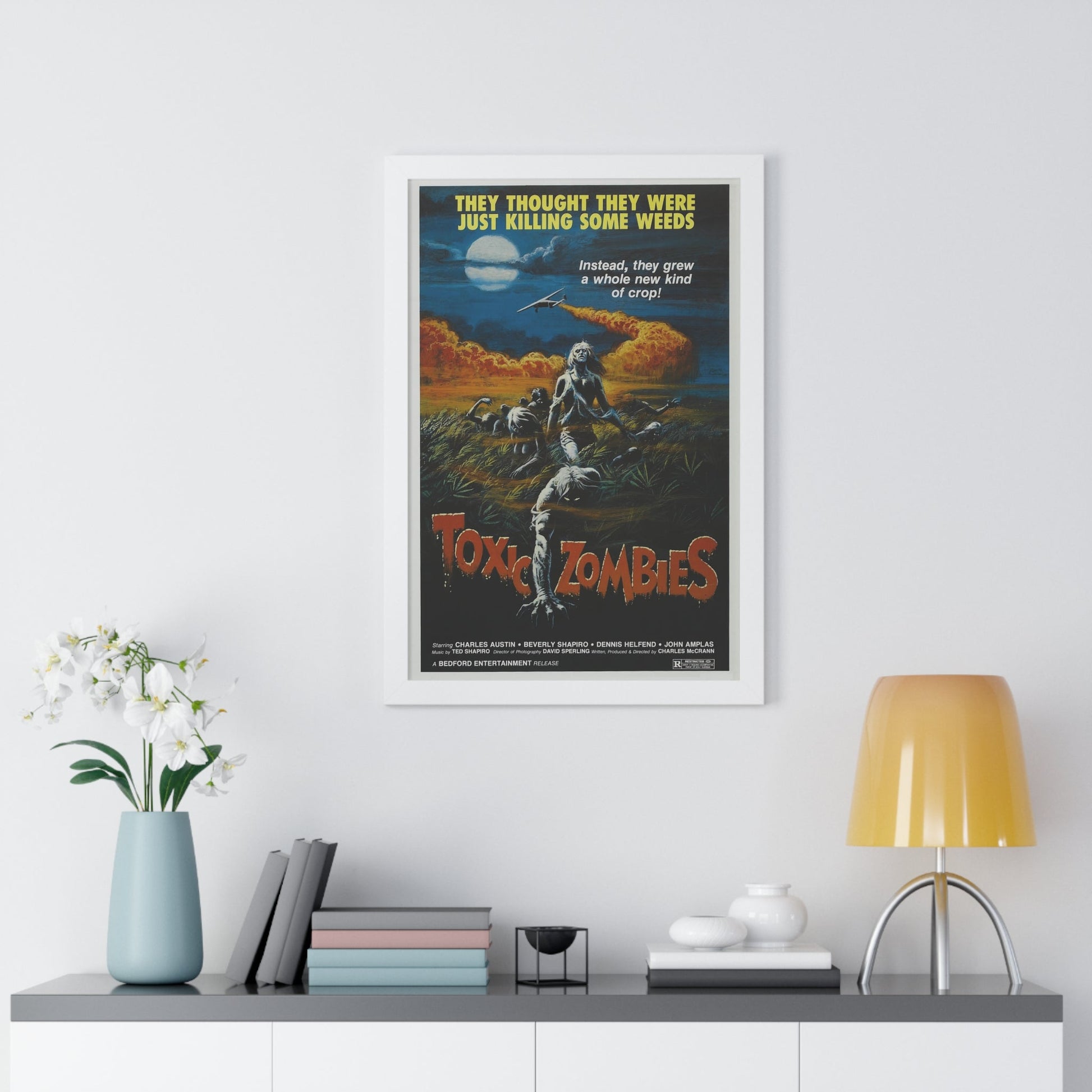 TOXIC ZOMBIES 1980 - Framed Movie Poster-The Sticker Space