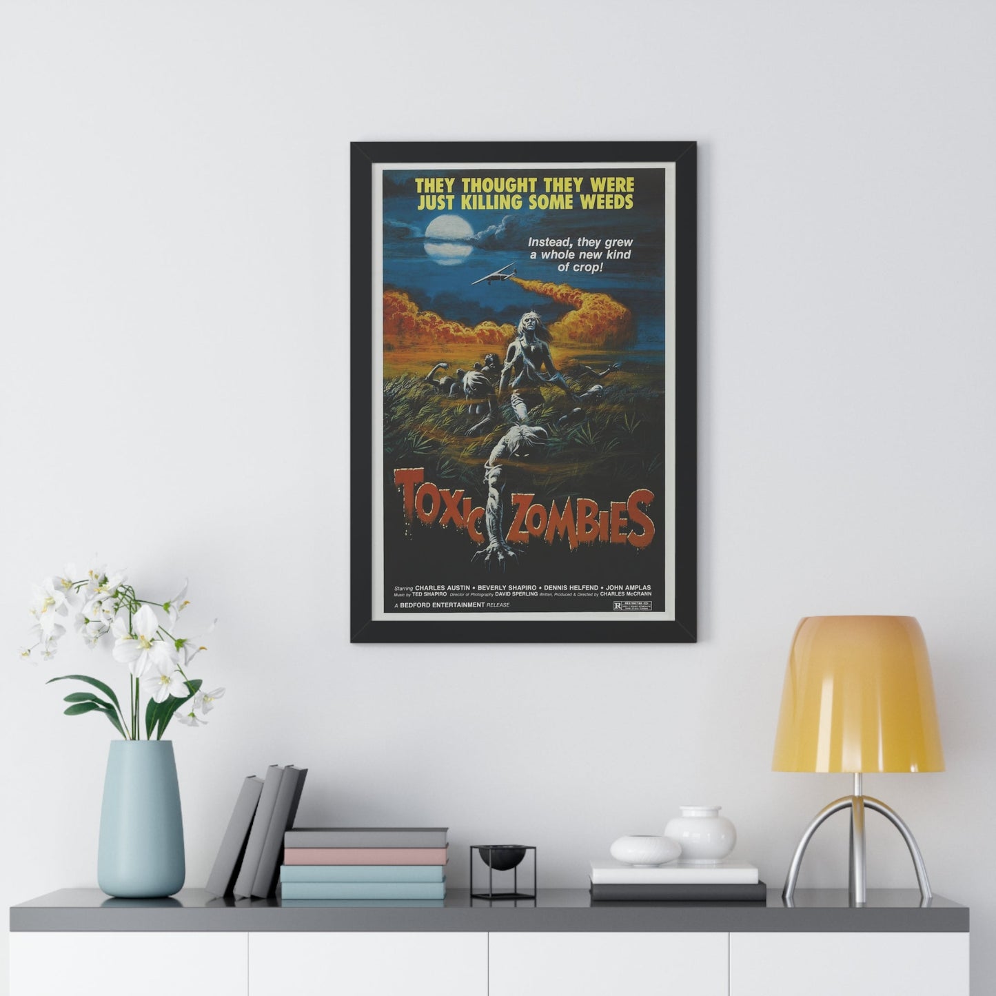 TOXIC ZOMBIES 1980 - Framed Movie Poster-The Sticker Space