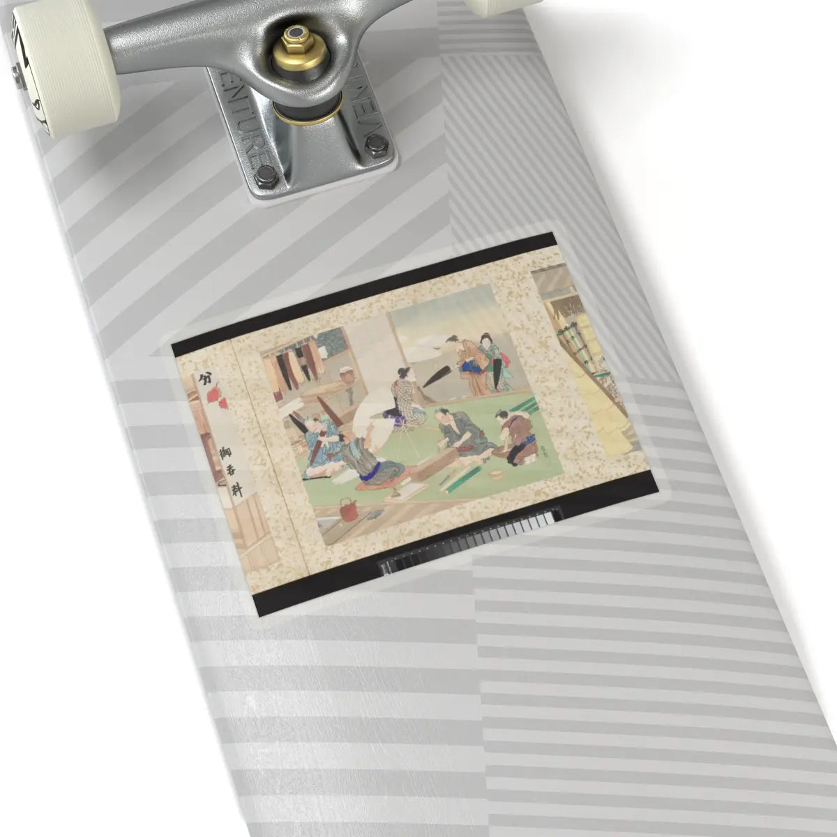 Toyohara Kunichika - Artisans, Beauties, and Annual Events - 1874 v28 - STICKER Vinyl Kiss-Cut Decal