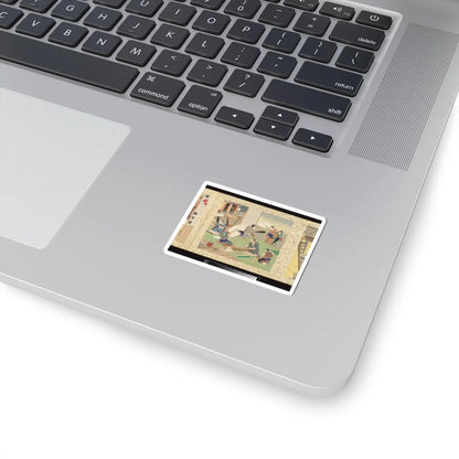 Toyohara Kunichika - Artisans, Beauties, and Annual Events - 1874 v28 - STICKER Vinyl Kiss-Cut Decal
