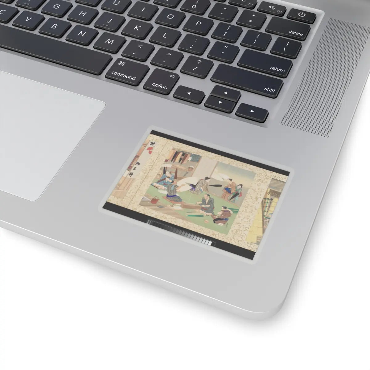 Toyohara Kunichika - Artisans, Beauties, and Annual Events - 1874 v28 - STICKER Vinyl Kiss-Cut Decal
